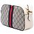 Bolsa Camera Gucci Ophidia em couro de bezerro texturizado e GG Supreme bege, Small - vista 2