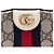 Bolsa Camera Gucci Ophidia em couro de bezerro texturizado e GG Supreme bege, Small - vista 5