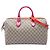 Borsa Satchel Gucci Beige Medium GG Supreme