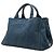Tote Sacola Prada em denim azul com logo Canapa - vista 2