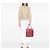 Hermès Red Bolduc Au Carre Silk Marwari Le Sac Silky Pop Tote Rosso - vista 9