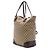 Borsa Tote Gucci Beige Large GG Canvas GG Charm - vista 2