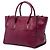 Double Bolsa Prada Red Glace Calf Twin Pocket de alça dupla Vermelho Bordeaux - vista 2
