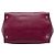 Double Bolsa Prada Red Glace Calf Twin Pocket de alça dupla Vermelho Bordeaux - vista 3