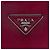 Double Bolsa Prada Red Glace Calf Twin Pocket de alça dupla Vermelho Bordeaux - vista 5