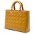 Autre Marque Dior Yellow Large Patent Cannage Lady Dior Giallo Senape - vista 2