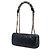 Chanel Black Small CC Quilted Lambskin and Tweed Chain Flap Nero - vista 2