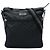 Borsa a tracolla Gucci in nylon GG nero con Web