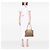 Borsa tote Gucci Bree Dome Medium in tela GG beige - vista 6