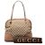 Borsa tote Gucci Bree Dome Medium in tela GG beige - vista 7
