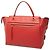 Céline Celine Mini Gürteltasche aus narbigem Kalbsleder Rot - Ansicht 2