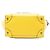 Céline Celine Mini Luggage Tote in pelle di vitello grana grossa gialla Giallo - vista 3