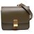 Céline Celine Green Small Calfskin Classic Box Verde Verde oliva