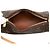 Louis Vuitton Brown Monogram Papillon Pochette Marrom - vista 4