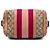 Borsa Boston Gucci Beige Small GG Canvas Web Joy - vista 3