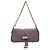 Borsa a tracolla Gucci Bamboo Croisette in vitello viola Porpora