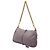 Borsa a tracolla Gucci Bamboo Croisette in vitello viola Porpora - vista 2