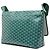 Goyard Green Goyardine Capetien MM Messenger Verde - vista 2