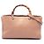 Borsa Gucci Bamboo Shopper Media in Vitello Marrone Carne