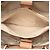 Borsa Gucci Bamboo Shopper Media in Vitello Marrone Carne - vista 4