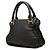 Bolsa Satchel Marcie Chloé em couro granulado preto tamanho Medium - vista 2