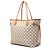 Louis Vuitton White Damier Azur Neverfull MM Weiß - Ansicht 2