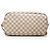 Louis Vuitton White Damier Azur Neverfull MM Weiß - Ansicht 3