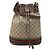 Borsa Secchiello Gucci Beige GG Supreme Web Ophidia