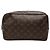 Louis Vuitton Brown Monogram Trousse Toilette 28 Braun