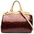 Louis Vuitton Red Monogram Vernis Brea MM Rouge Bordeaux