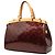 Louis Vuitton Red Monogram Vernis Brea MM Rouge Bordeaux - vue 2