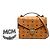 MCM Brown Medium Visetos Coated Canvas Patricia Handtasche mit oberem Griff Braun - Ansicht 8