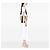 Céline Celine Small Striped Canvas Seau Sangle Bucket Bag in Weiß - Ansicht 6