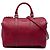 Gucci Red Medium Microguccissima Boston Bag Rot