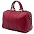 Gucci Red Medium Microguccissima Boston Bag Rot - Ansicht 2