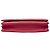 Wallet On Chain Chanel Portefeuille avec chaîne en agneau matelassé rouge CC - vue 3