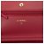 Wallet On Chain Chanel Portefeuille avec chaîne en agneau matelassé rouge CC - vue 5
