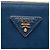 Prada Blue Medium Saffiano Lux Galleria Double Zip Satchel Handtasche Blau Dunkelblau - Ansicht 5