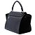 16 Céline Bolsa Trapeze Celine em couro de bezerro drummed e camurça preta, Small Preto - vista 2