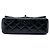 Chanel Black Mini Rectangular Classic Patent Single Flap Schwarz - Ansicht 3