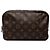 Louis Vuitton Brown Monogram Trousse Toilette 23 Castaño