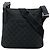 Borsa a tracolla Gucci in tela GG nera Nero