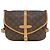Louis Vuitton Brown Monogram Saumur 30 Marrom