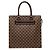 Louis Vuitton Brown Damier Ebene Venice Sac Plat GM Marrone