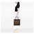 Louis Vuitton Brown Damier Ebene Venice Sac Plat GM Marrone - vista 6
