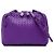 Bottega Veneta Borsa a tracolla Nodini in nappa Intrecciato viola Porpora Viola scuro