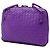 Bottega Veneta Borsa a tracolla Nodini in nappa Intrecciato viola Porpora Viola scuro - vista 2
