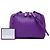 Bottega Veneta Borsa a tracolla Nodini in nappa Intrecciato viola Porpora Viola scuro - vista 6
