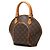 Louis Vuitton Brown Monogram Ellipse PM Marrom - vista 2