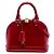 Louis Vuitton Red Monogram Vernis Alma BB Rot